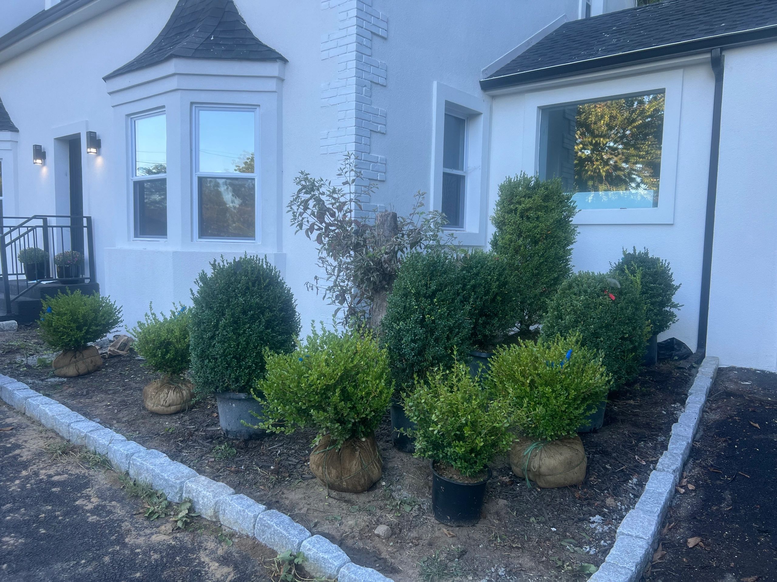 Residential landscaping curb appeal